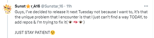 working on the challenges