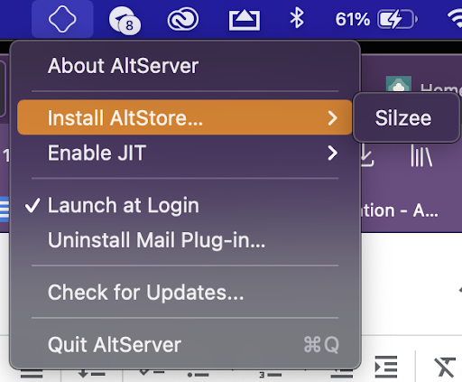 Install AltStore